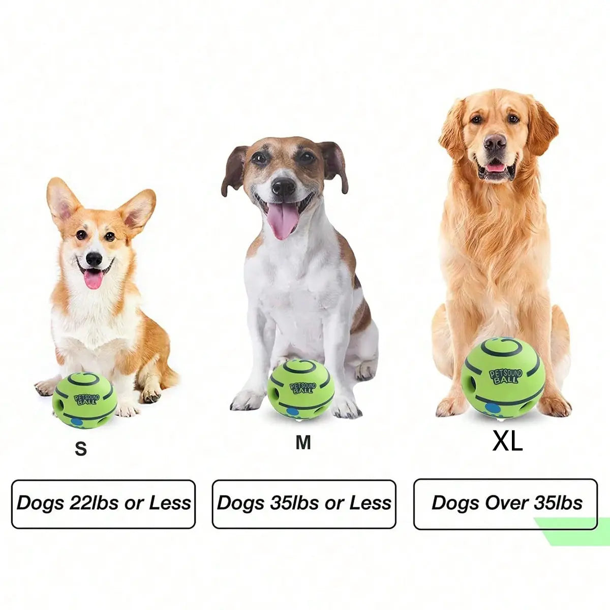 Pet Sound Toy Ball, Silicone Dog Treats Dispenser Ball, Interactive Dog Training Ball, Interactive Pet Chew Toys, Fun Indoor and Outdoor Dog Toy, Durable Chew #GLOBAL PICKS