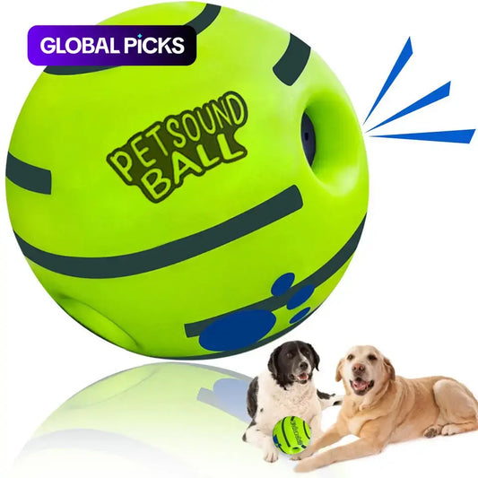 Pet Sound Toy Ball, Silicone Dog Treats Dispenser Ball, Interactive Dog Training Ball, Interactive Pet Chew Toys, Fun Indoor and Outdoor Dog Toy, Durable Chew #GLOBAL PICKS