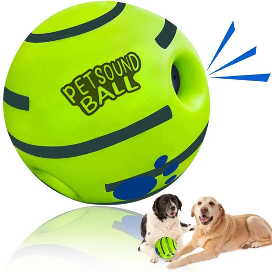 Pet Sound Toy Ball, Silicone Dog Treats Dispenser Ball, Interactive Dog Training Ball, Interactive Pet Chew Toys, Fun Indoor and Outdoor Dog Toy, Durable Chew #GLOBAL PICKS